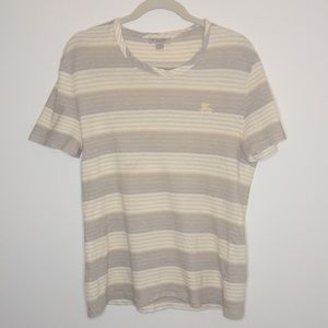 Burberry Brit Monogram Striped Short Sleeve Top